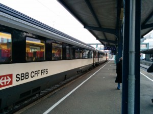 Ein Zug nach Zürich.