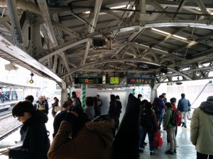 Von Akihabara mit der Yamanote Line...