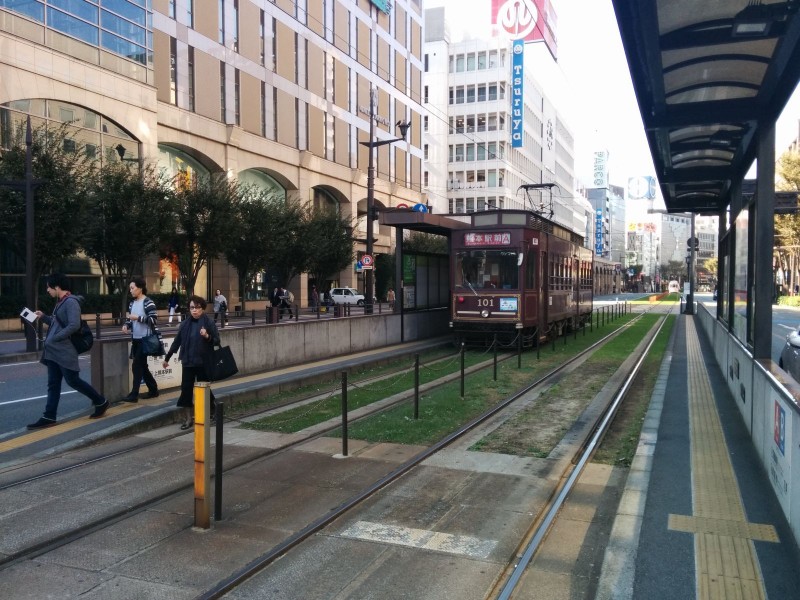 Straßenbahn in Kumamoto